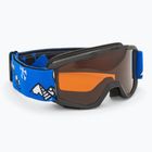 Окуляри лижні дитячі Alpina Piney black/ blue matt/ orange