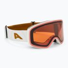 Окуляри лижні Alpina Ladis Q white/ gold matt/ gold