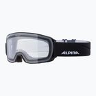 Окуляри гірськолижні Alpina Nakiska black matte/clear