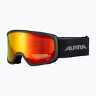 Окуляри лижні Alpina Narkoja 2 Q-Lite black matt/red s2