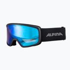 Окуляри лижні Alpina Narkoja 2 Q-Lite black matt/blue s2