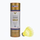 Волани для бадмінтону VICTOR Nylon Shuttle 2000 fast 6 шт. yellow