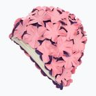 Шапочка для плавання жіноча Fashy Flowers rose / purple