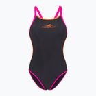 Купальник суцільний жіночий aquaFeel Training V-Back gray / smoke