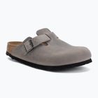 Шльопанці BIRKENSTOCK Boston Soft Footbed Oiled Leather Narrow iron