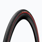 Шина велосипедна Continental Ultra Sport III чорна/червона
