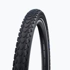 Велосипедна шина SCHWALBE Marathon Mondial Raceguard Addix дротяна чорна з рефлекторним покриттям