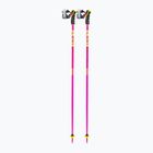 Палиці гірськолижні LEKI Spitfire 3D neon magenta/neon yellow/berry
