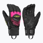 Рукавиці лижні LEKI WCR Core TR black/neon pink/neon yellow