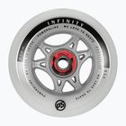 Колеса для роликових ковзанів Powerslide Infinity 84 RTR ABEC9/Spacer 4 шт. сірі