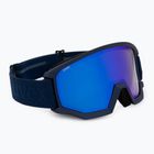 Гірськолижні окуляри UVEX Athletic FM navy matt/mirror blue green