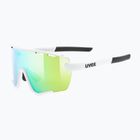 Окуляри сонцезахисні UVEX Sportstyle 236 комплект white matt/mirror green/clear