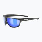 Окуляри сонцезахисні UVEX Sportstyle 706 black matt/mirror blue