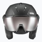 Шолом гірськолижний UVEX Instinct Visor PRO V black matt/silver/silver