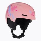 Дитячий гірськолижний шолом UVEX Viti рожевий пазл