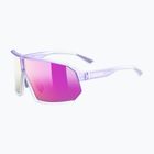 Окуляри сонцезахисні UVEX Sportstyle 237 purple fade/mirror purple