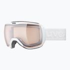 Окуляри лижні UVEX Downhill 2100 V white matt/mirror silver clear