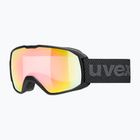 Окуляри лижні UVEX Xcitd V black matt/mirror rainbow clear