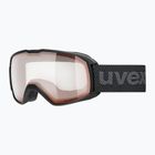 Окуляри лижні UVEX Xcitd V black matt/mirror red clear