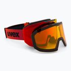 Окуляри лижні UVEX Evidnt Attract + case black matt/mirror red orange clear
