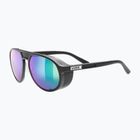 Окуляри сонцезахисні UVEX MTN Classic Pure black matt/mirror green