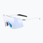 Окуляри сонцезахисні UVEX Pace Stage V white matt/mirror blue