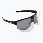Окуляри сонцезахисні UVEX Axos Set black matt/mirror silver/clear