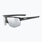 Окуляри сонцезахисні UVEX Axos Set black matt/mirror silver/clear