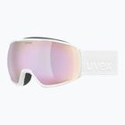 Окуляри лижні UVEX Victorious FM S1 white matt/mirror rose