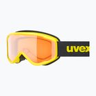 Дитячі гірськолижні окуляри UVEX Speedy Nova Jr yellow/lasergold