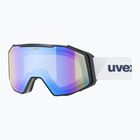 Окуляри лижні UVEX Gravity FM S2 black matt/mirror blue