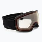 Окуляри гірськолижні UVEX Victorious Pro V black matt/vario red mirror