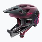 Шолом велосипедний дитячий UVEX React Fullface Jr cranberry matt