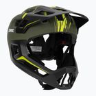 Шолом велосипедний дитячий UVEX React Fullface Jr dark olive matt