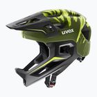 Шолом велосипедний дитячий UVEX React Fullface Jr dark olive matt