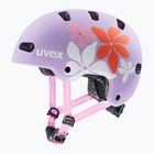 Шолом дитячий UVEX Kid 4 Style flower lilac matt
