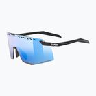 Окуляри сонцезахисні UVEX Pace Stage CV black matt/mirror blue