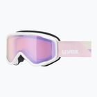 Окуляри лижні дитячі UVEX Speedy Nova FM S2 white matt/mirror rose