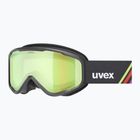 Окуляри лижні дитячі UVEX Speedy Nova FM S2 black matt/mirror green