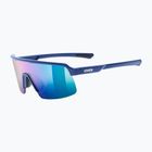 Окуляри сонцезахисні дитячі UVEX Dyrt Jr blue matt/mirror green