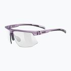 Окуляри сонцезахисні UVEX Aerios Small V purple matt/smoke
