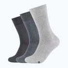 Чоловічі шкарпетки Skechers Basic 3 пари світло-сірі меланжеві