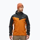 Куртка дощовик чоловіча Salewa Moiazza GTX-Pac коричнево-чорна 27910