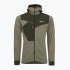 Кофта трекінгова чоловіча Salewa Puez 2 Dry Hood FZ dark olive melange
