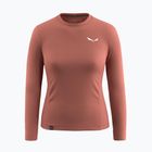 Лонгслів трекінговий жіночий Salewa Puez Dry etruscan red
