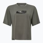 Жіноча футболка Salewa Eagle Hybrid вільна вицвіла зелена