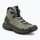 Чоловічі трекінгові черевики Salewa Puez Leather Mid Ptx тінь / темно-оливкові