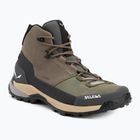 Чоловічі трекінгові черевики Salewa Puez Leather Mid Ptx bungee cord / онікс