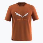 Чоловіча футболка Salewa Solidlogo Dry bombay brown
