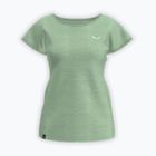 Футболка трекінгова жіноча Salewa Puez Melange Dry pastel green melange